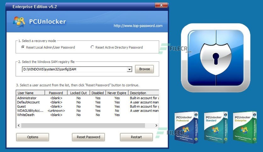 pcunlocker winpe 4.6.0 review